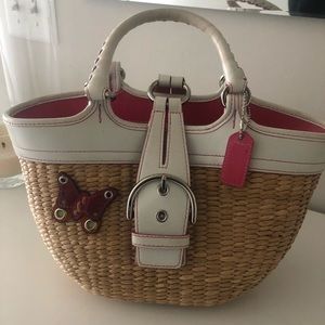 Coach Limited Edition wicker butterfly bag 🦋